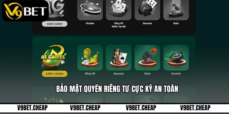 Bảo mật quyền riêng tư cực kỳ an toàn