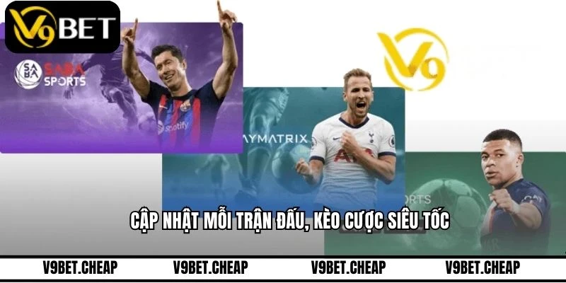 Cập nhật mỗi trận đấu, kèo cược siêu tốc
