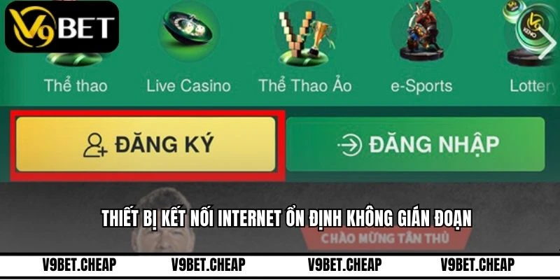 Thiết bị kết nối internet ổn định không gián đoạn